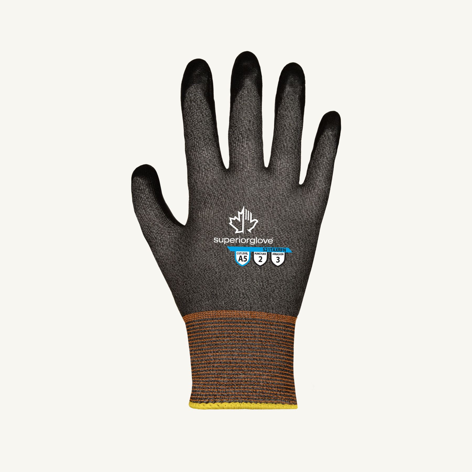 Superior Glove® Dexterity® Pro S21TAXRFN Foam Nitrile Coated 21-Gauge A5 Cut Glove
